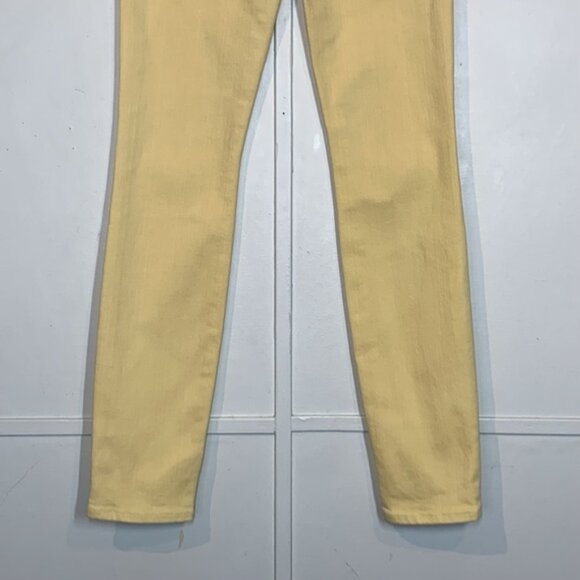 Veronica Beard Maera High-Rise Skinny Jeans in Mustard - Picture 9 of 12